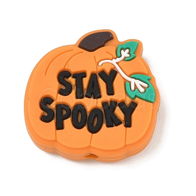 Halloween Silicone Beads SL-CBA81D6-06B-1