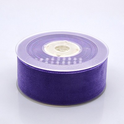 Polyester Velvet Ribbon for Gift Packing and Festival Decoration SRIB-M001-38mm-465-1