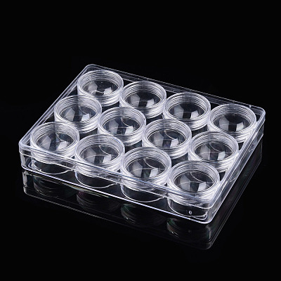 Rectangle Polystyrene Plastic Bead Storage Containers CON-N011-046A-1