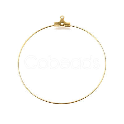 PVD Vacuum Plating 304 Stainless Steel Pendants STAS-T031-20-50mm-G-1