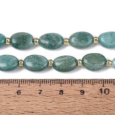 Natural Amazonite Beads Strands G-Q608-23-1