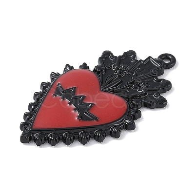 Rack Plating Alloy Enamel Pendants LS-PALLOY-F018-30EB-02-1
