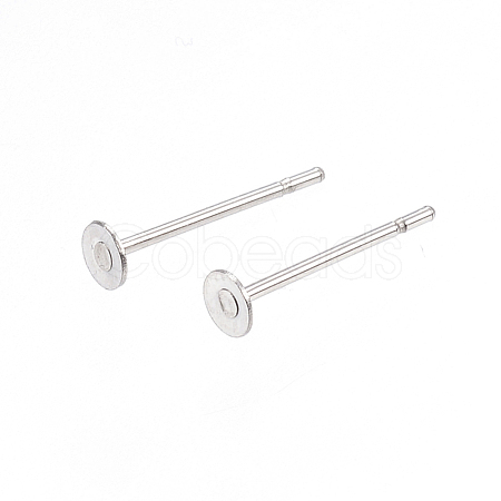 Non-Tarnish 304 Stainless Steel Stud Earring Findings A-STAS-D448-088P-3mm-1