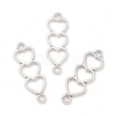 50Pcs Tibetan Style Alloy Connector Charms PALLOY-YW0003-29AS-1