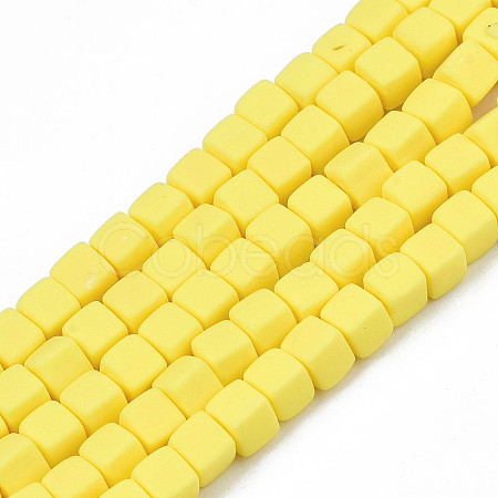Handmade Polymer Clay Beads Strands X-CLAY-N008-061-07-1