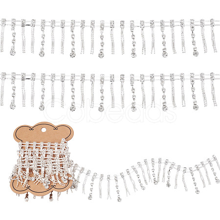1 Yard Iron Rhinestone Cup Chains IFIN-TA0001-74-1