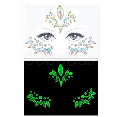 Luminous Glow in the Dark Removable Temporary Water Proof Tattoos Paper Stickers PW-WGF5E01-17-1