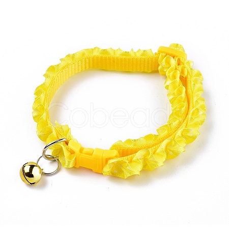 Adjustable Polyester Lace Dog/Cat Collar MP-K001-B05-1