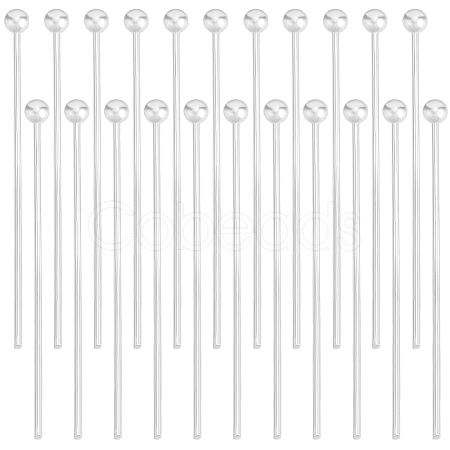 200Pcs Brass Ball Head Pins FIND-BBC0015-90B-1