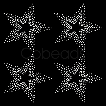 Glass Hotfix Crystal Rhinestone DIY-WH0349-327E-01-1