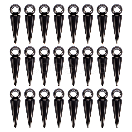 24Pcs 201 Stainless Steel Pendants STAS-HY0001-66-1