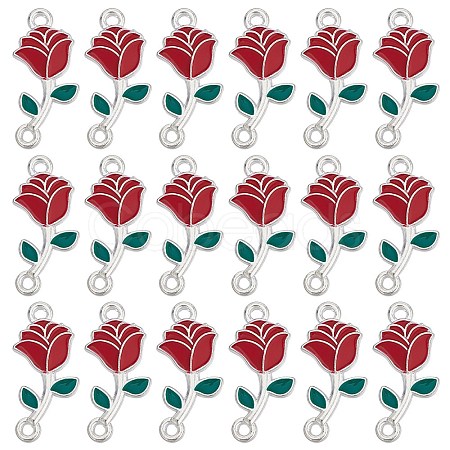 50Pcs Alloy Enamel Connector Charms FIND-SC0007-80-1