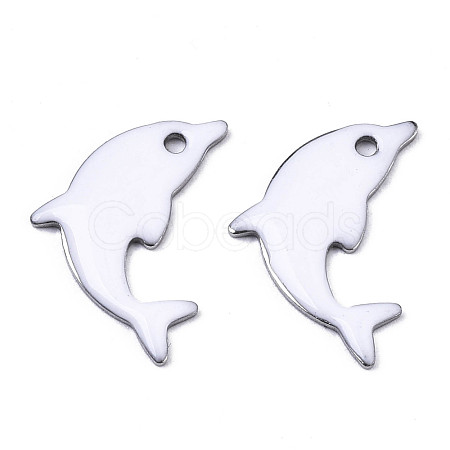 201 Stainless Steel Enamel Pendants STAS-N088-16L-1