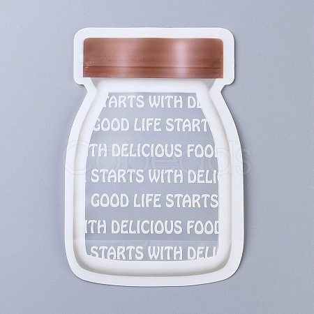Reusable Bottle Shape Zipper Sealed Bags OPP-Z001-05-A-1