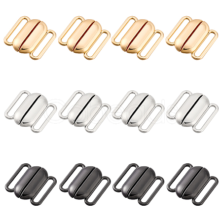 12Pcs 3 Colors Alloy Interlocking Clasps FIND-PH0021-43-1
