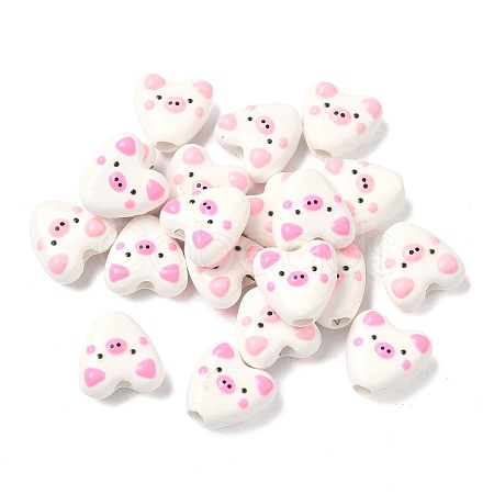 Handmade Porcelain Enamel Beads PORC-K011-02C-1