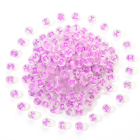 Transparent Clear Acrylic Beads MACR-YW0001-23E-1