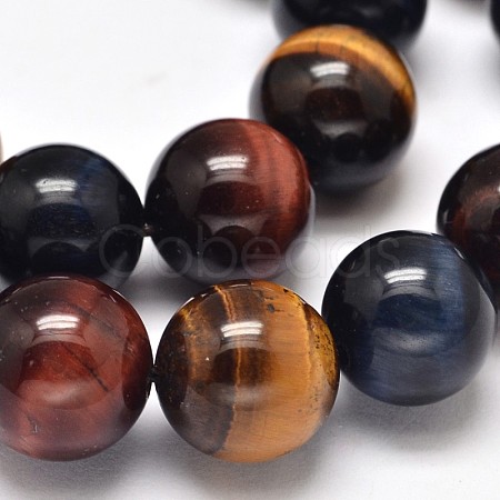 Natural Tiger Eye Beads Strands G-L446-02-12mmm-1