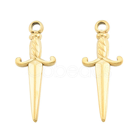 Ion Plating(IP) 201 Stainless Steel Pendants X-STAS-N098-246LG-1