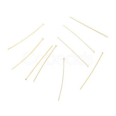Brass Flat Head Pins KK-F824-114F-G-1