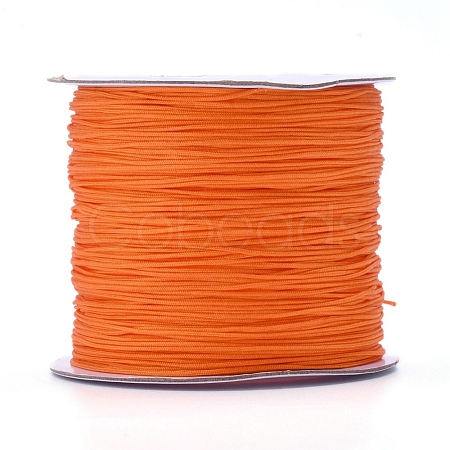 Nylon Braided Cord for Woven Jewelry Making Macrame Craft NWIR-D055-0.6mm-21-1