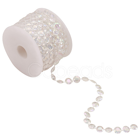 Handmade Plastic Beaded Chains CHC-CJ0001-55-1