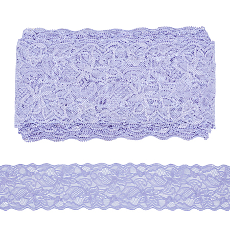 Nylon Lace Ribbon OCOR-WH0105-042A-1