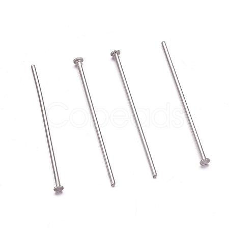 Tarnish Resistant 304 Stainless Steel Flat Head Pins STAS-H358-08C-1