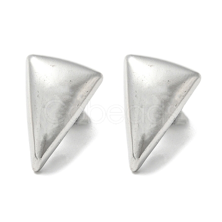 Non-Tarnish 304 Stainless Steel Stud Earrings Findings X-STAS-G320-01B-P-1