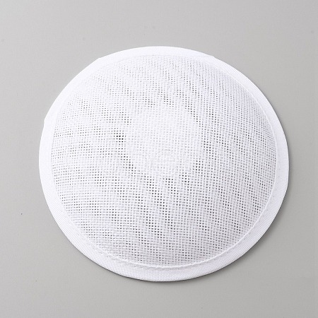 Cotton & Felt Round Fascinator Hat Base for Millinery AJEW-WH0342-56C-1