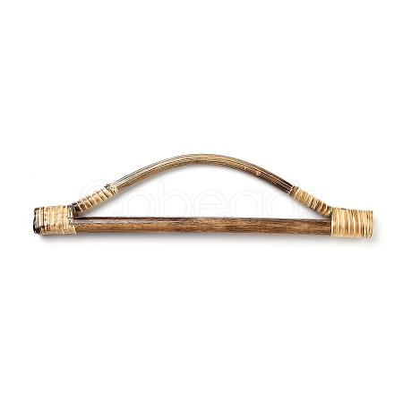 Wood & Rattan Woven Bag Handles X-FIND-H212-03B-1
