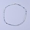 Natural Fluorite Beaded Necklaces, with Brass Lobster Claw Clasps, Faceted Round Beads, 15.75 inch~16.14 inch(40~41cm)x2mm