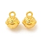 Alloy Charms, Cadmium Free & Lead Free, Bell, Golden, 19x9.5mm, Hole: 2mm, about 467Pcs/1000G