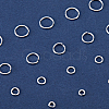 50Pcs 5 Styles 925 Sterling Silver Open Jump Rings STER-BBC0006-19-5