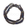 Electroplate Glass Beads Strands EGLA-Q127-A02-01F-2