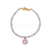 Imitation Austrian Crystal Beads Stretch Bracelets BJEW-JB11571-2