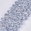 Electroplate Glass Beads Strands EGLA-S179-04A-C04-1