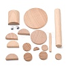DIY Woodwork 3D Monkey Animal Wood Chip Tree Branch Material Pack DIY-C024-06-2