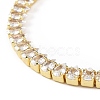 Cubic Zirconia Tennis Bracelet BJEW-L652-24G-02-3