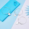 Adjustable Brass Bangles Making BJEW-BC0002-03-7