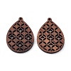 Walnut Wood Laser Cut Pendants WOOD-Q051-04J-1