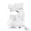 Synthetic Quartz Crystal Sculpture Display Decorations DJEW-Q001-04-1