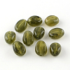 Oval Imitation Gemstone Acrylic Beads OACR-R052-M-2