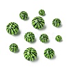 40Pcs 4 Styles Opaque Acrylic Beads OACR-CJ0002-79-8