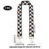 Geometric Pattern Adjustable Polyester Bag Strap FIND-WH0092-33B-3
