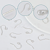 10 Pair 925 Sterling Silver Earring Hooks STER-BBC0001-16-4