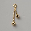 Brass Pendants KK-WH0095-28G-1