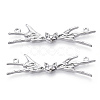 Non-Tarnish 304 Stainless Steel Connector Charms STAS-T063-214P-2