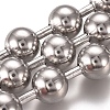 Tarnish Resistant 304 Stainless Steel Ball Chains CHS-E021-13M-P-2