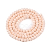Opaque Solid Color Imitation Jade Glass Beads Strands X-EGLA-A044-P4mm-D05-3